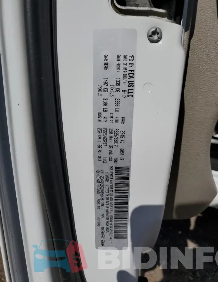 2C4RDGBG2HR850406 Photo# 13