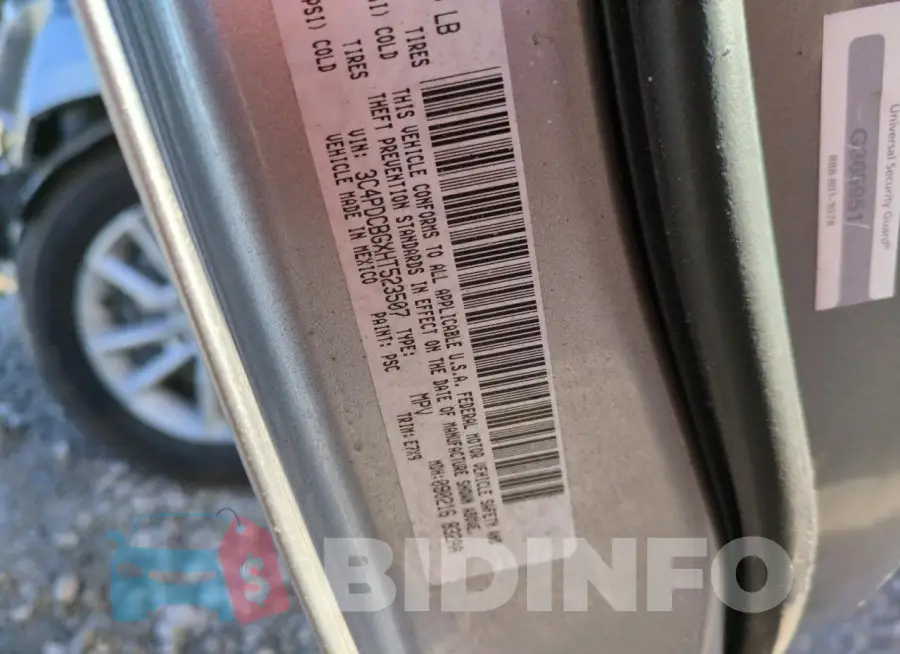 3C4PDCBGXHT523507 Photo# 12