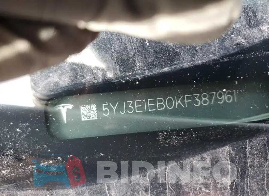 5YJ3E1EB0KF387961 Photo# 12