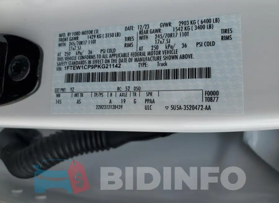 1FTEW1CP9PKG21142 Photo# 12
