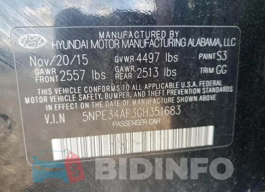 5NPE34AF3GH351683 Photo# 12