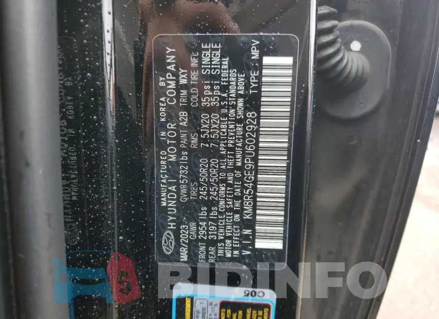 KM8R54GE9PU602928 Photo# 14 KM8R54GE9PU602928 Photo# 14