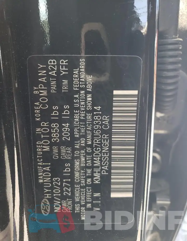 KMHLM4DG7RU693814 Photo# 12