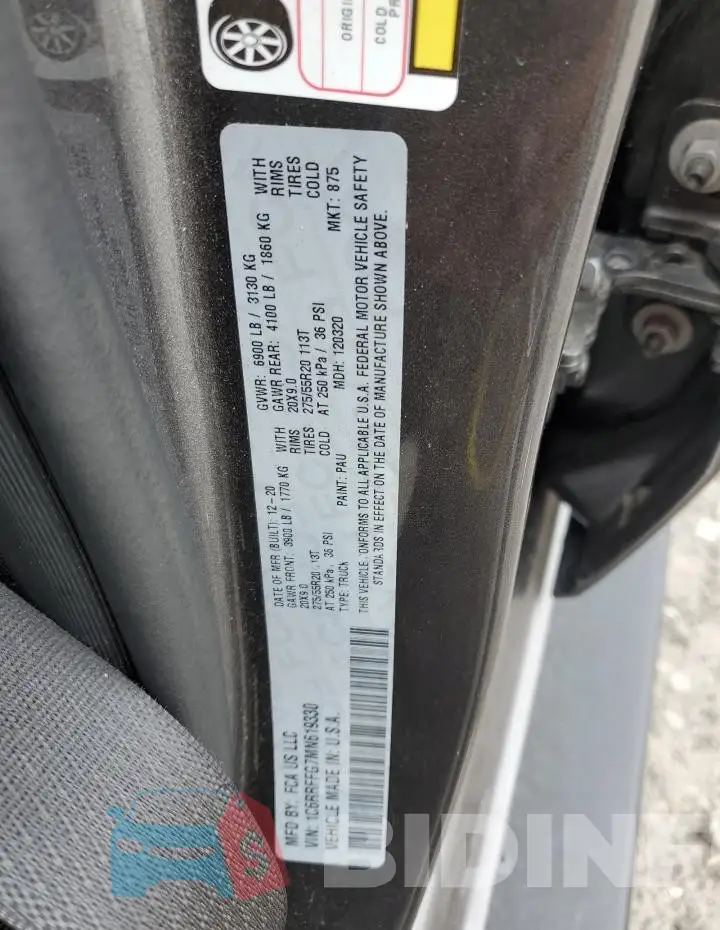 1C6RRFFG7MN619330 Photo# 13
