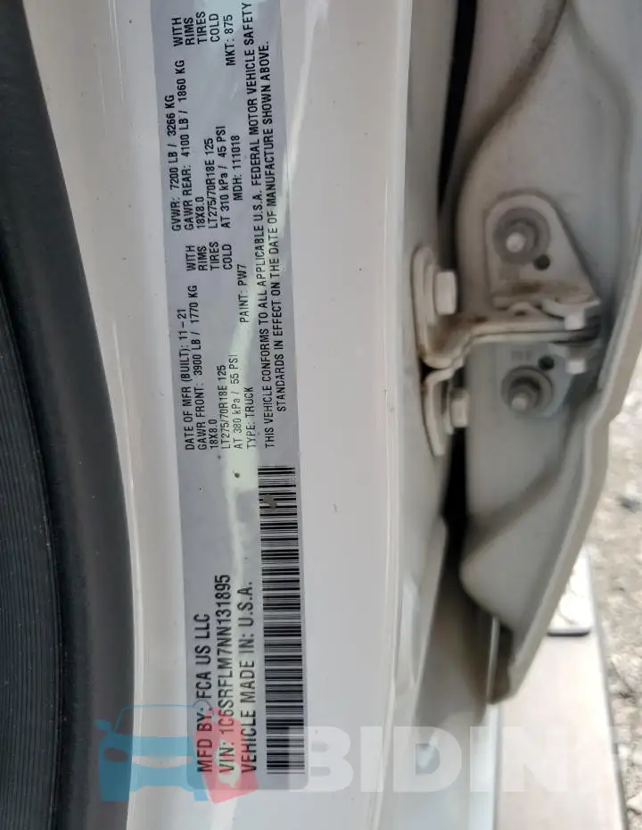 1C6SRFLM7NN131895 Photo# 12