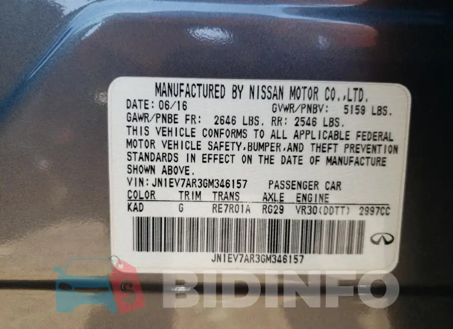 JN1EV7AR3GM346157 Photo# 12