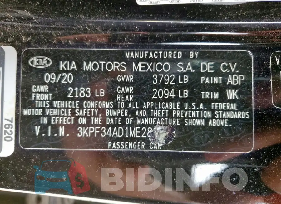 3KPF34AD1ME280003 Photo# 12