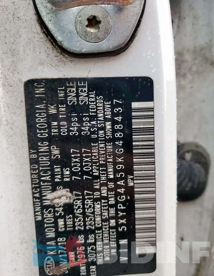 5XYPG4A59KG488437 Photo# 13