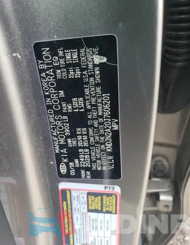 KNDJN2A20J7606201 Photo# 13