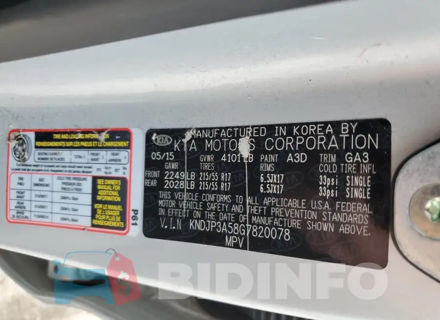 KNDJP3A58G7820078 Photo# 13