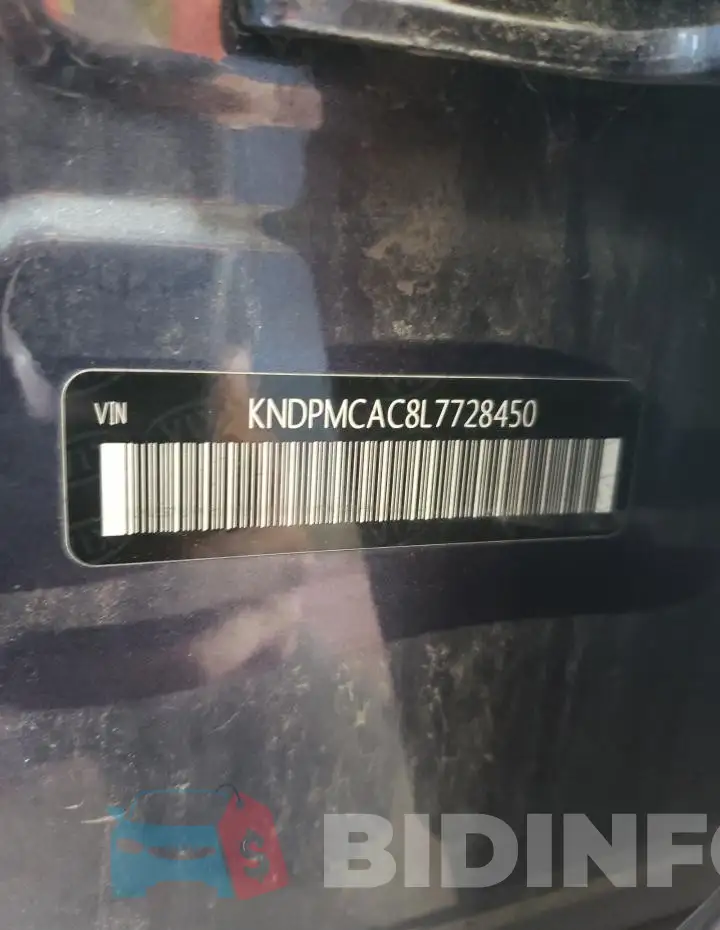 KNDPMCAC8L7728450 Photo# 14
