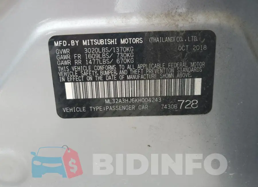 ML32A3HJ6KH004243 Photo# 12