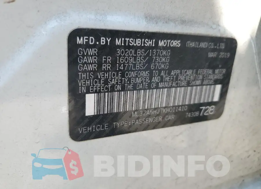 ML32A5HJ7KH011410 Photo# 12