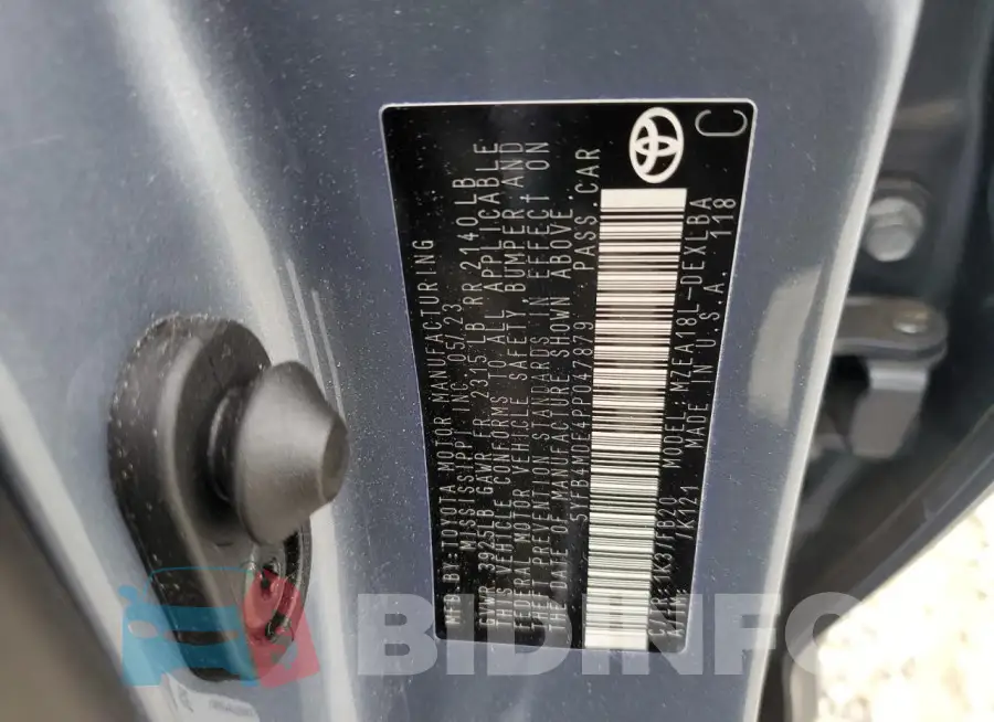 5YFB4MDE4PP047879 Photo# 13