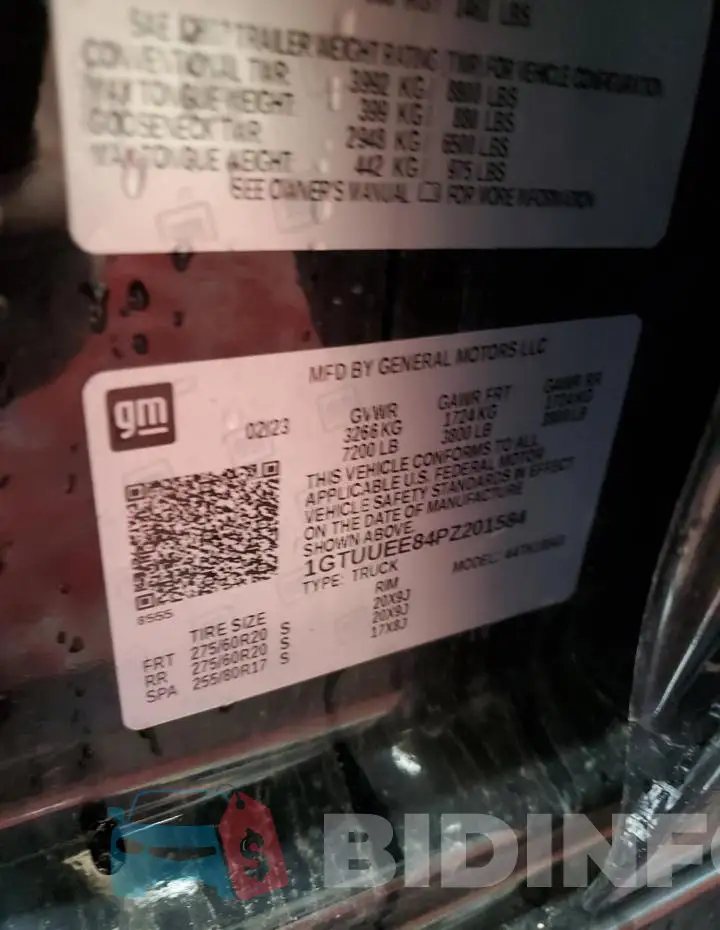 1GTUUEE84PZ201584 Photo# 12