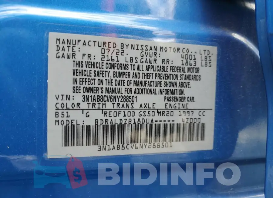 3N1AB8CV6NY288501 Photo# 12