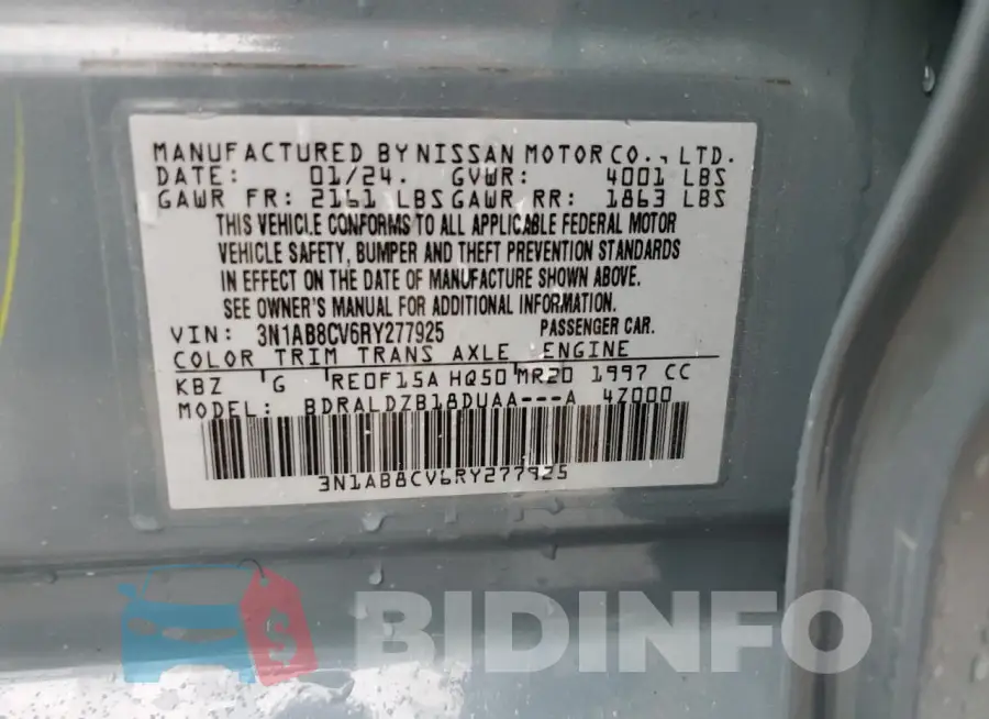 3N1AB8CV6RY277925 Photo# 12