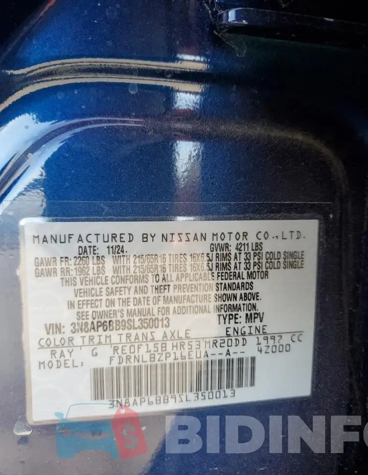 3N8AP6BB9SL350013 Photo# 13