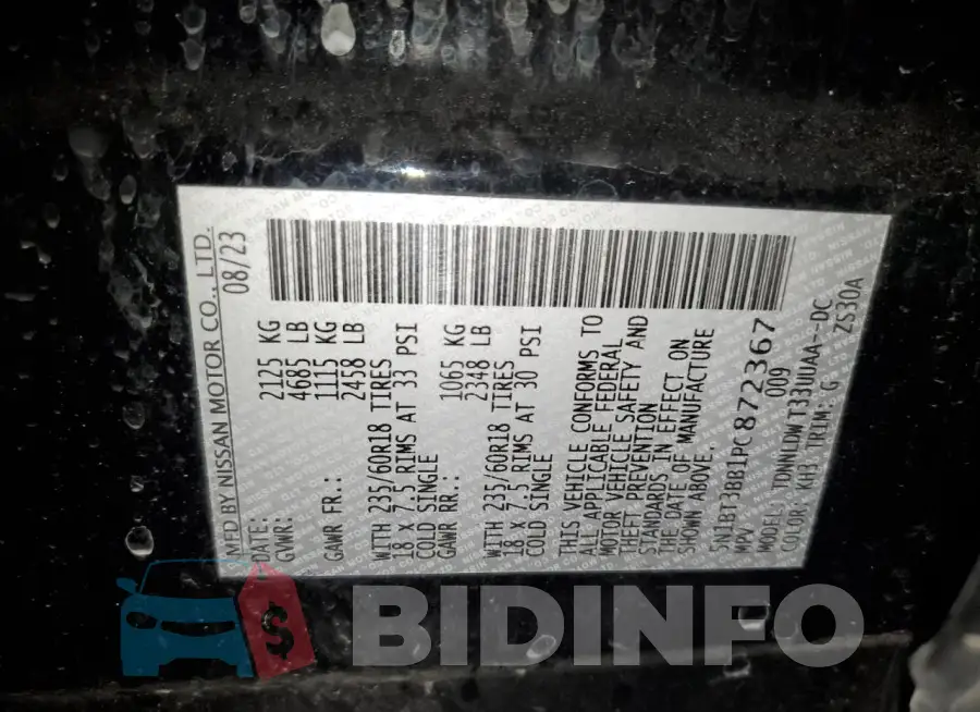 5N1BT3BB1PC872367 Photo# 13