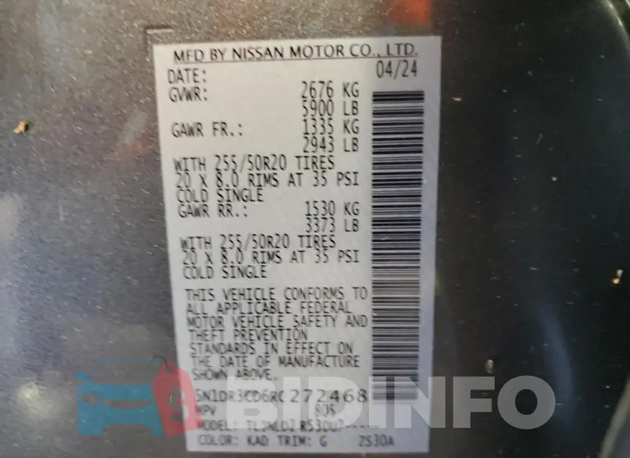 5N1DR3CD6RC272468 Photo# 13
