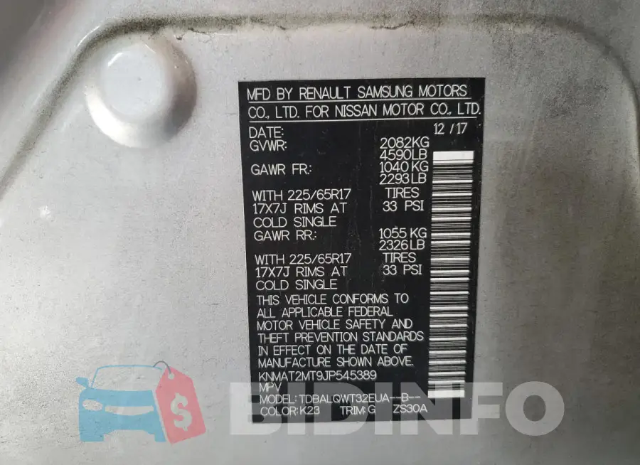 KNMAT2MT9JP545389 Photo# 13