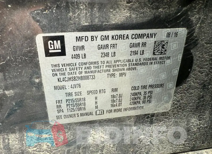 KL4CJHSB2HB008733 Photo# 10