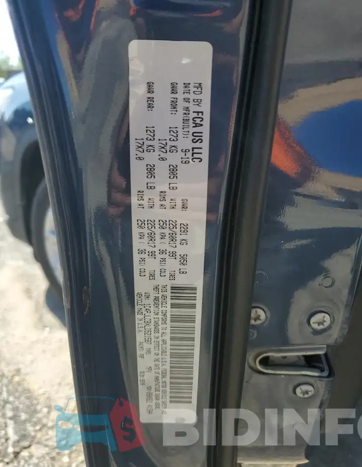 1C4PJLCBXLD521587 Photo# 12