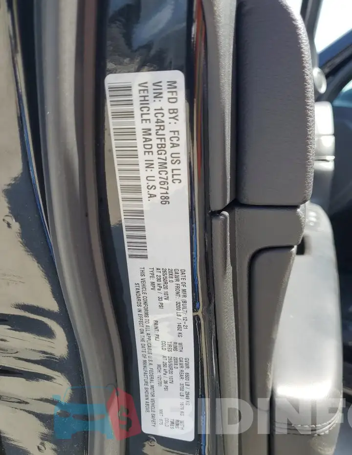 1C4RJFBG7MC767186 Photo# 12