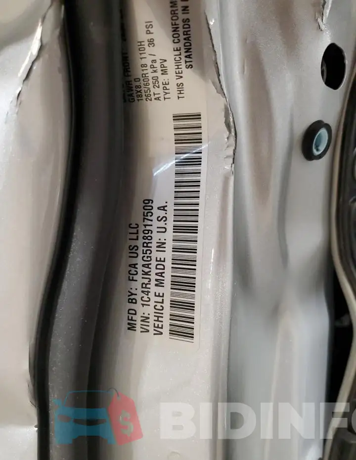 1C4RJKAG5R8917509 Photo# 13