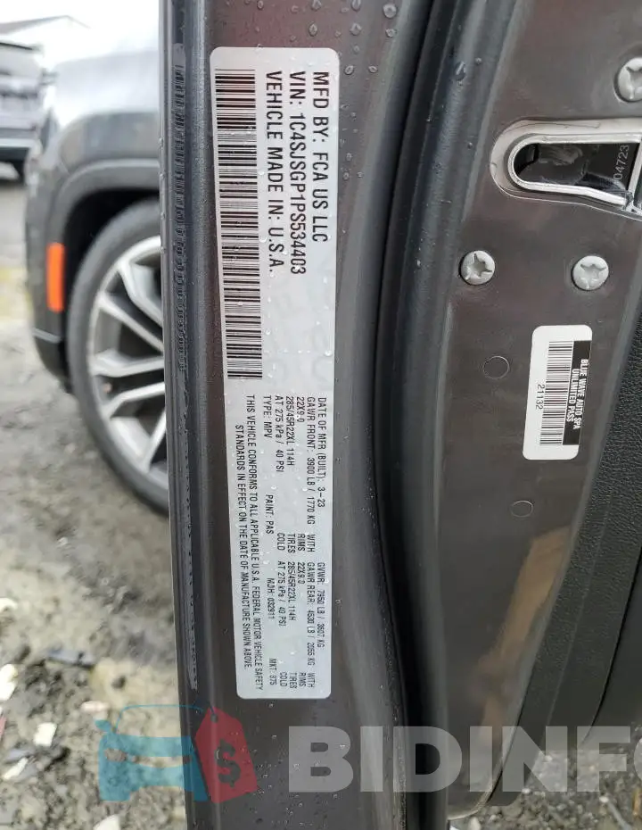 1C4SJSGP1PS534403 Photo# 13
