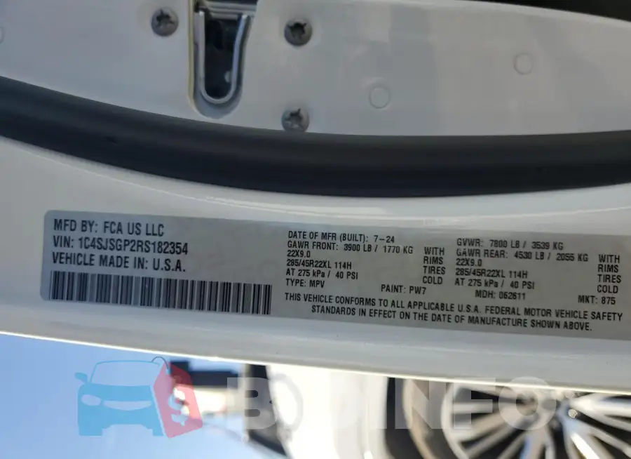 1C4SJSGP2RS182354 Photo# 13