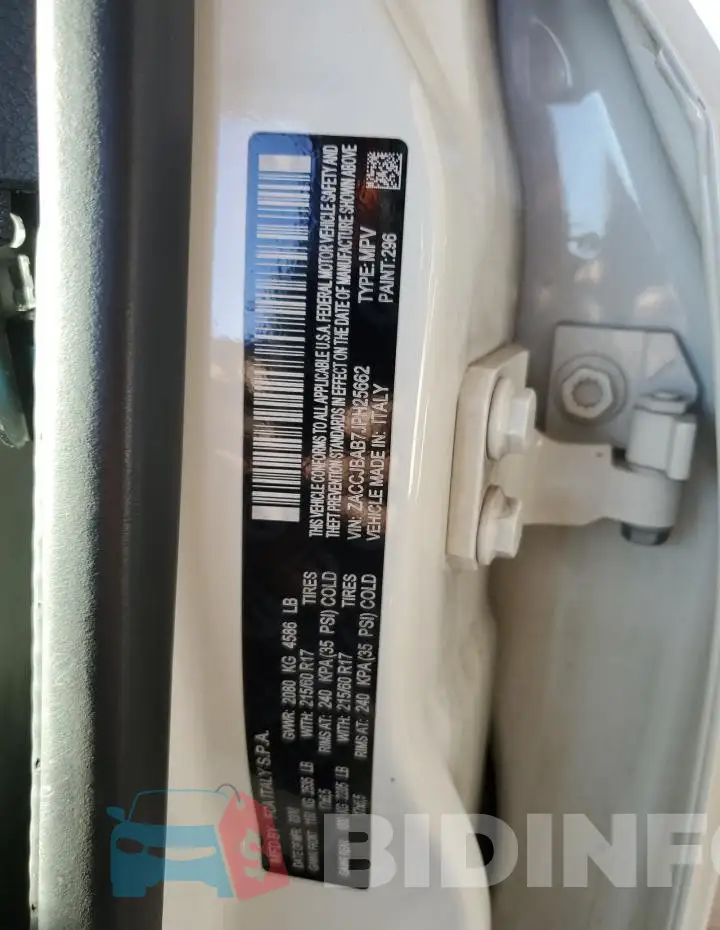 ZACCJBAB7JPH25662 Photo# 13