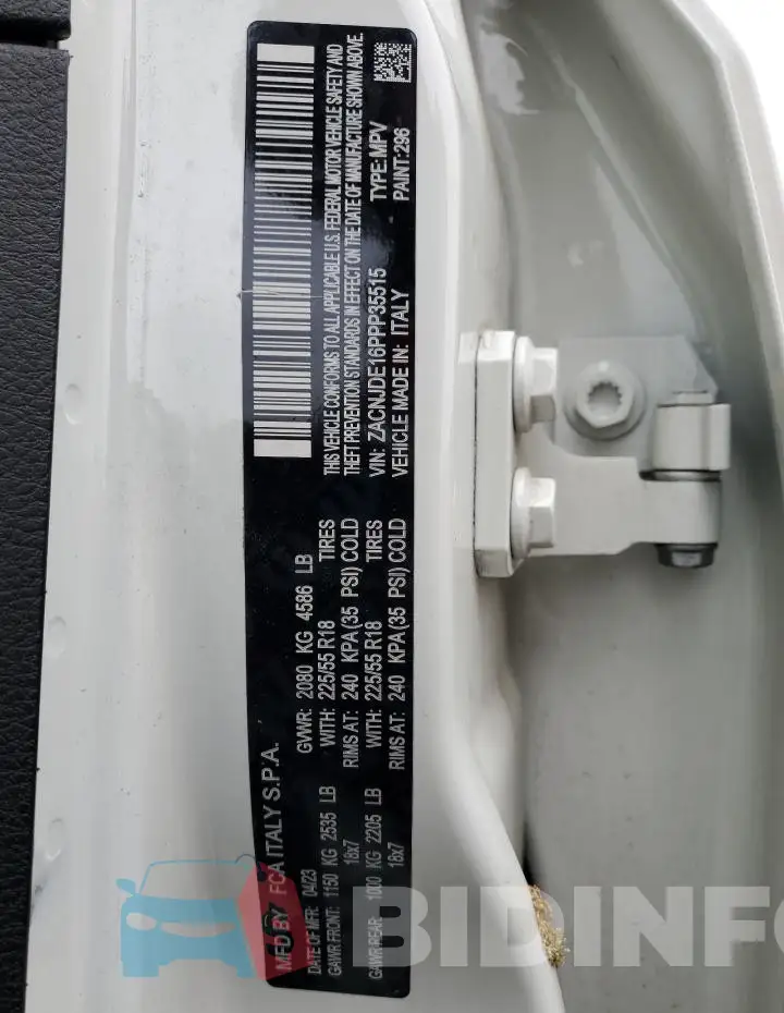ZACNJDE16PPP35515 Photo# 14