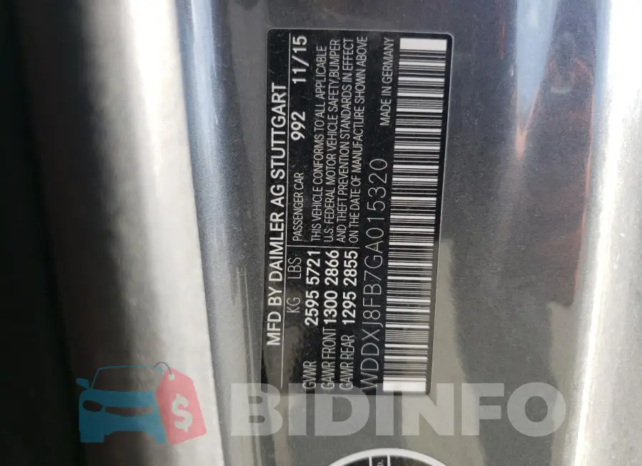 WDDXJ8FB7GA015320 Photo# 12