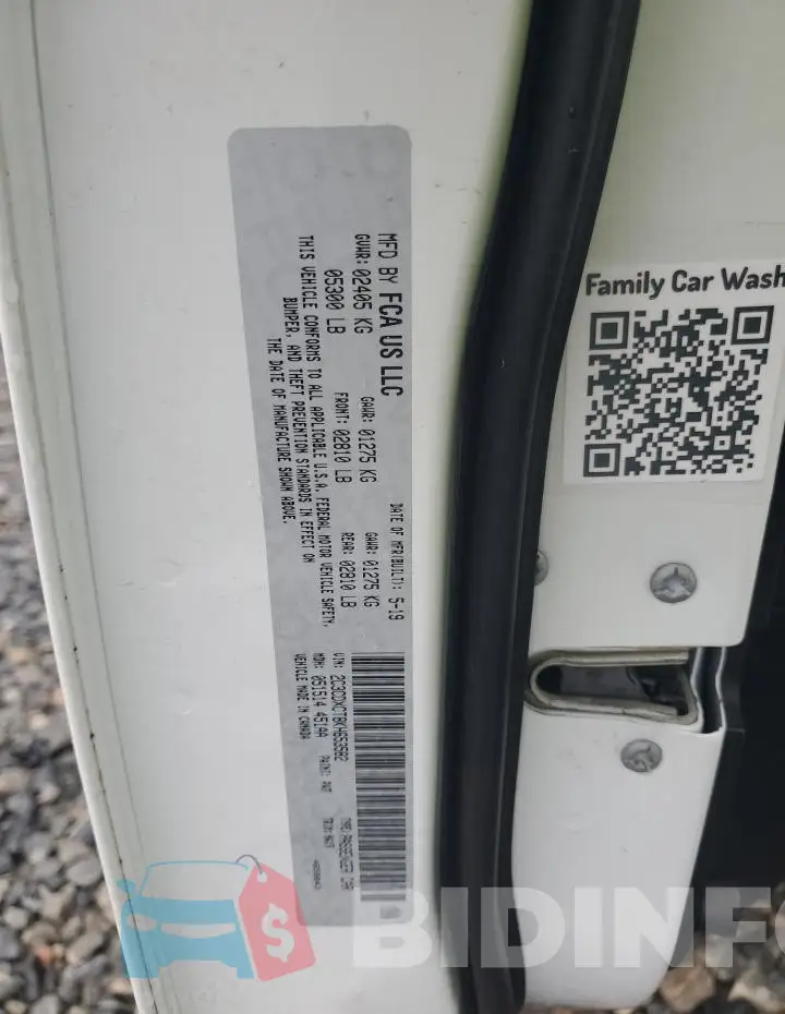 2C3CDXCT8KH653582 Photo# 12