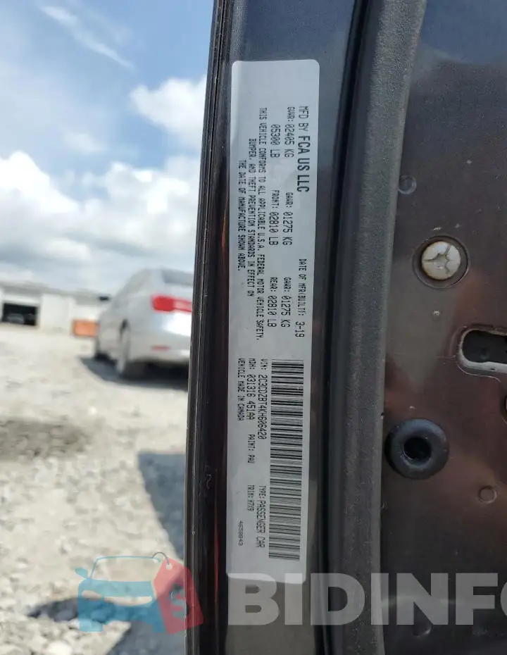 2C3CDZBT4KH606420 Photo# 13