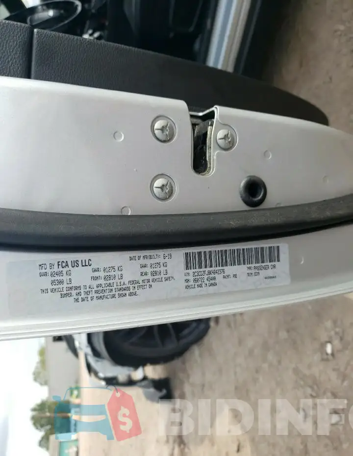 2C3CDZFJ8KH642376 Photo# 13
