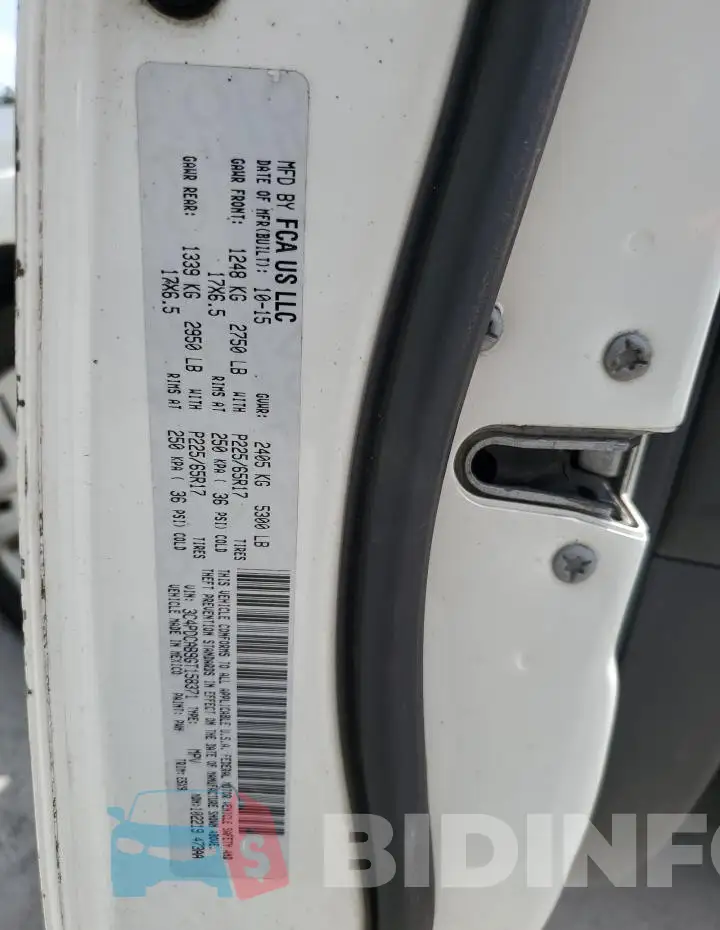 3C4PDCAB9GT158371 Photo# 13