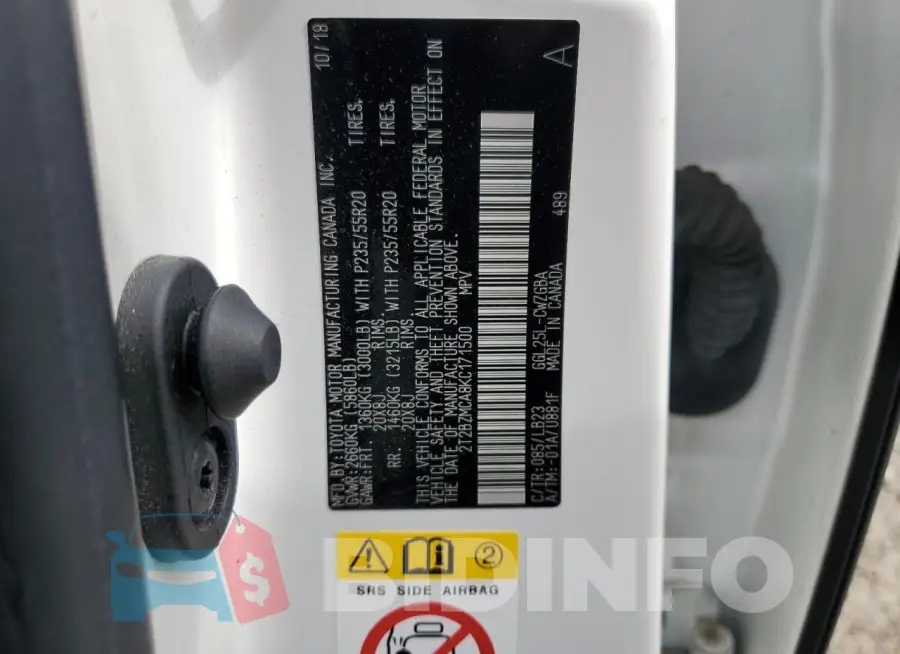2T2BZMCA8KC171500 Photo# 13
