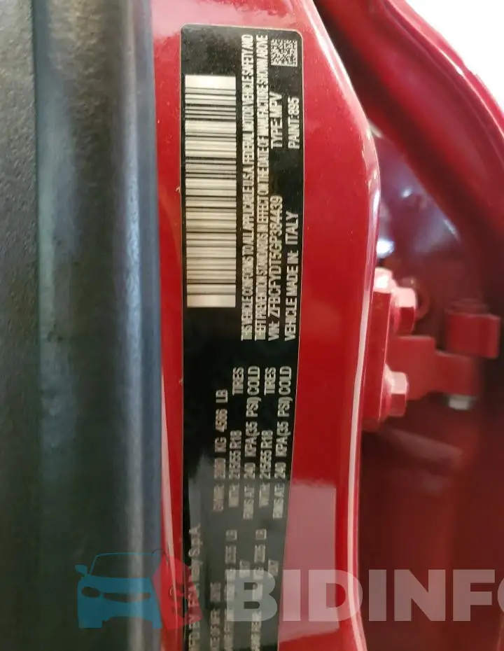 ZFBCFYDT5GP384439 Photo# 13
