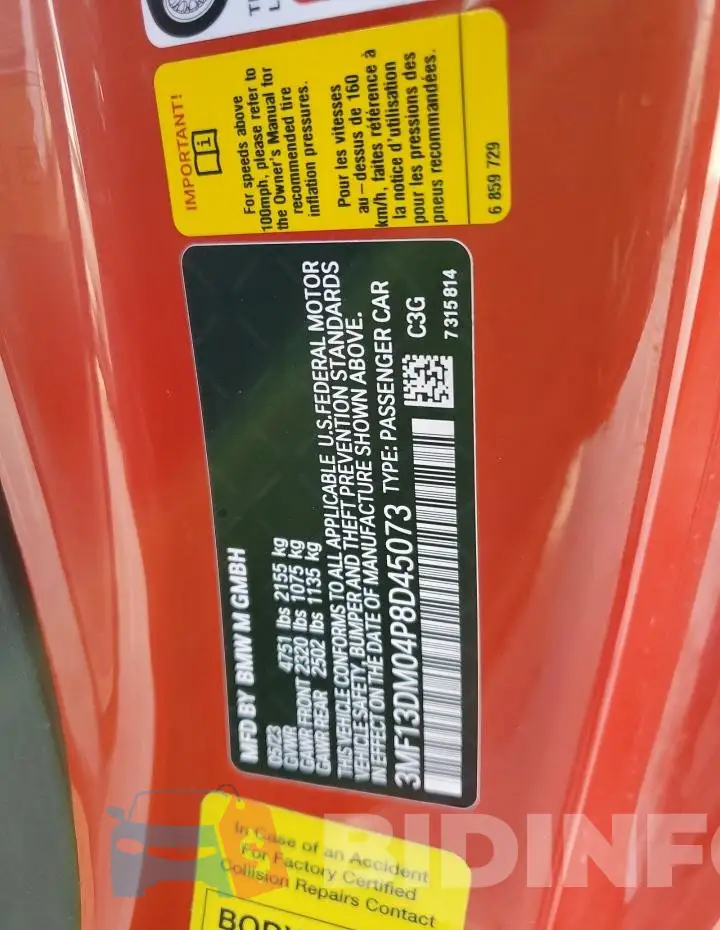 3MF13DM04P8D45073 Photo# 12