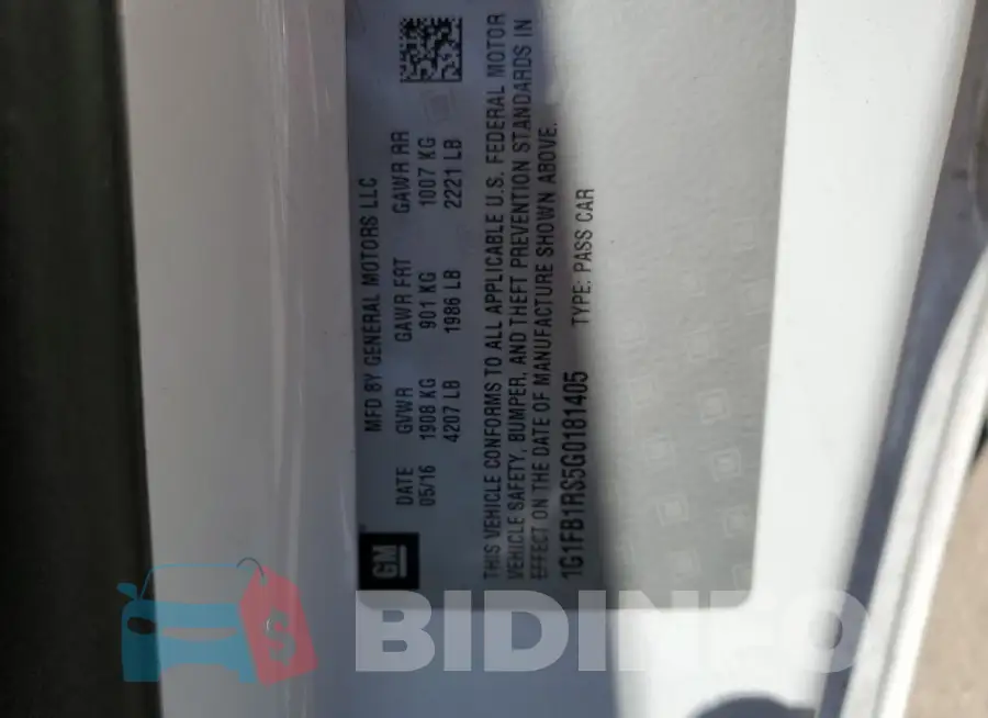 1G1FB1RS5G0181405 Photo# 13