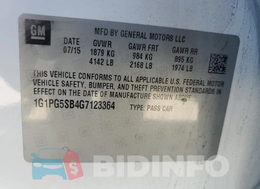 1G1PG5SB4G7123364 Photo# 12