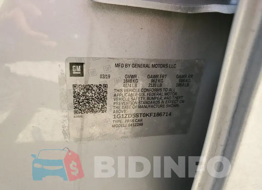 1G1ZD5ST0KF186714 Photo# 12