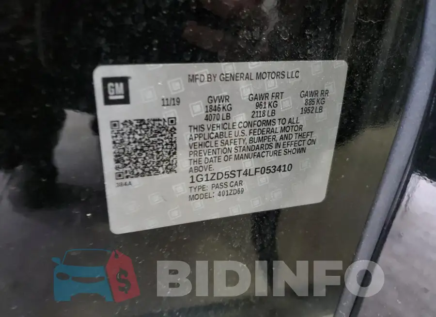 1G1ZD5ST4LF053410 Photo# 12