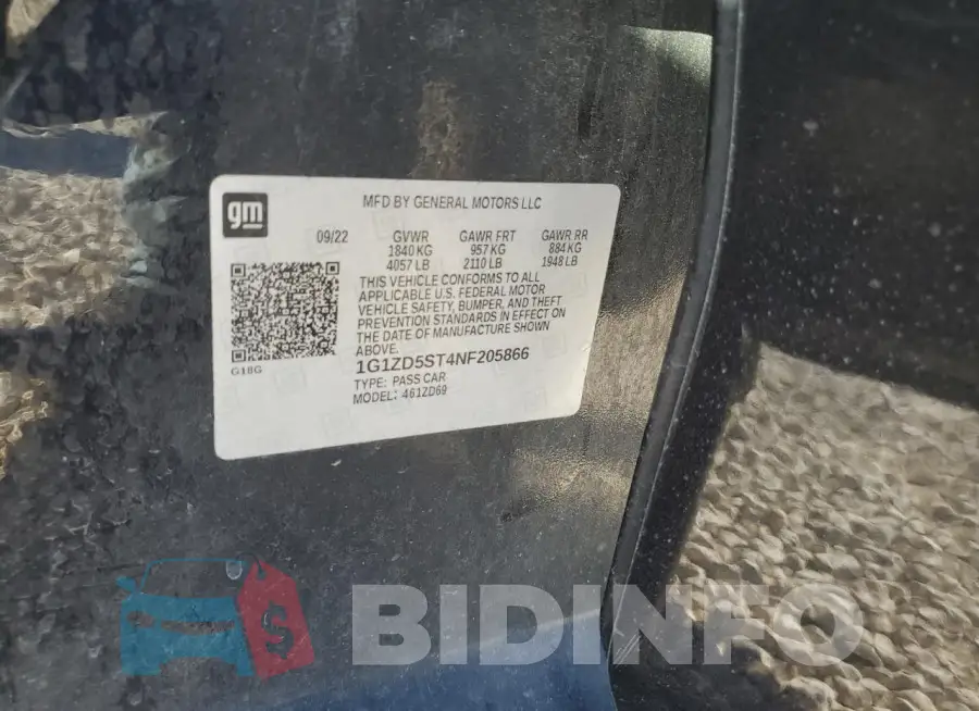 1G1ZD5ST4NF205866 Photo# 12