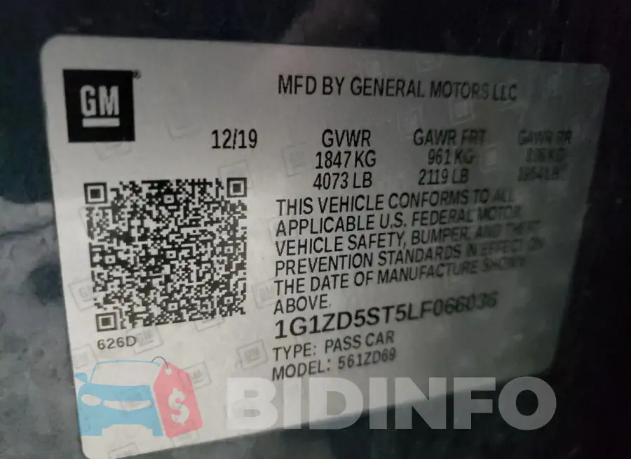 1G1ZD5ST5LF066036 Photo# 12
