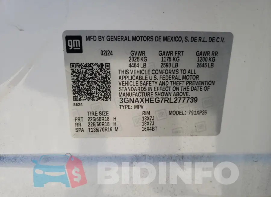 3GNAXHEG7RL277739 Photo# 13