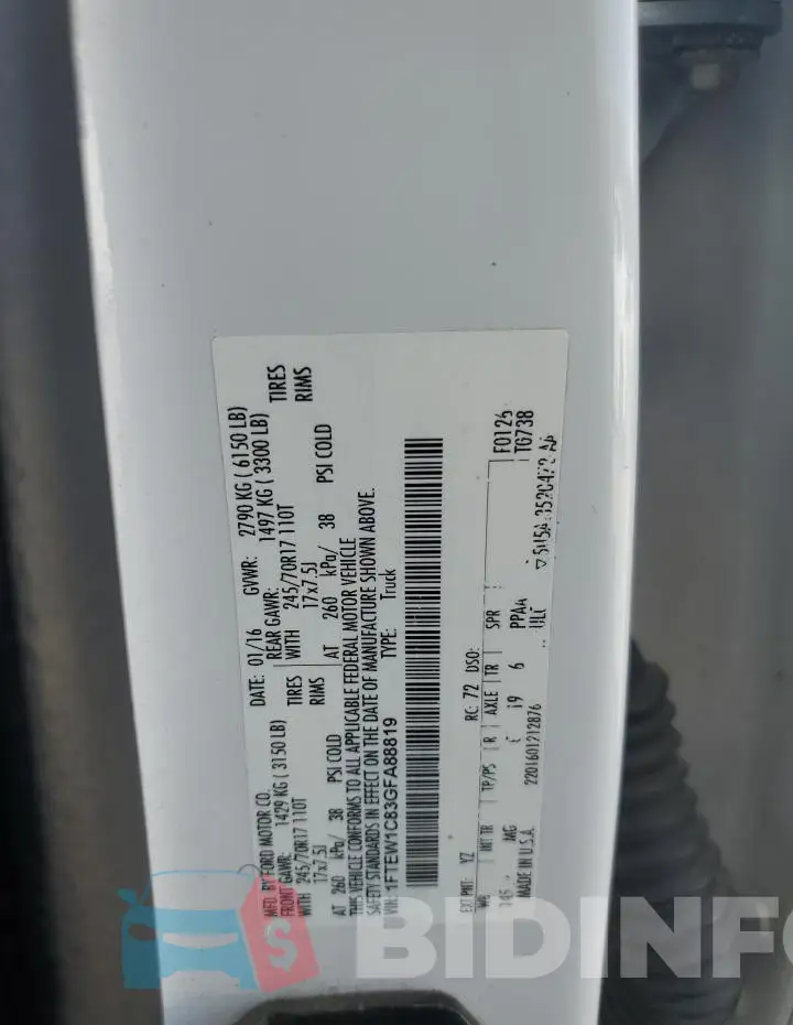 1FTEW1C83GFA88819 Photo# 12
