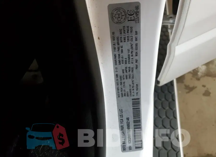 1C6SRFFT0MN662146 Photo# 12